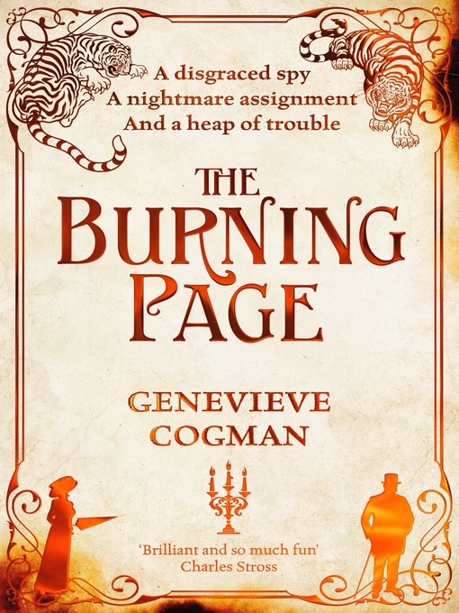 Cover image for The Burning Page